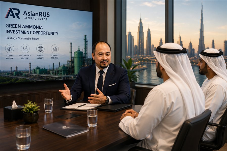 AsianRUS green ammonia investment discussion with Middle East partners