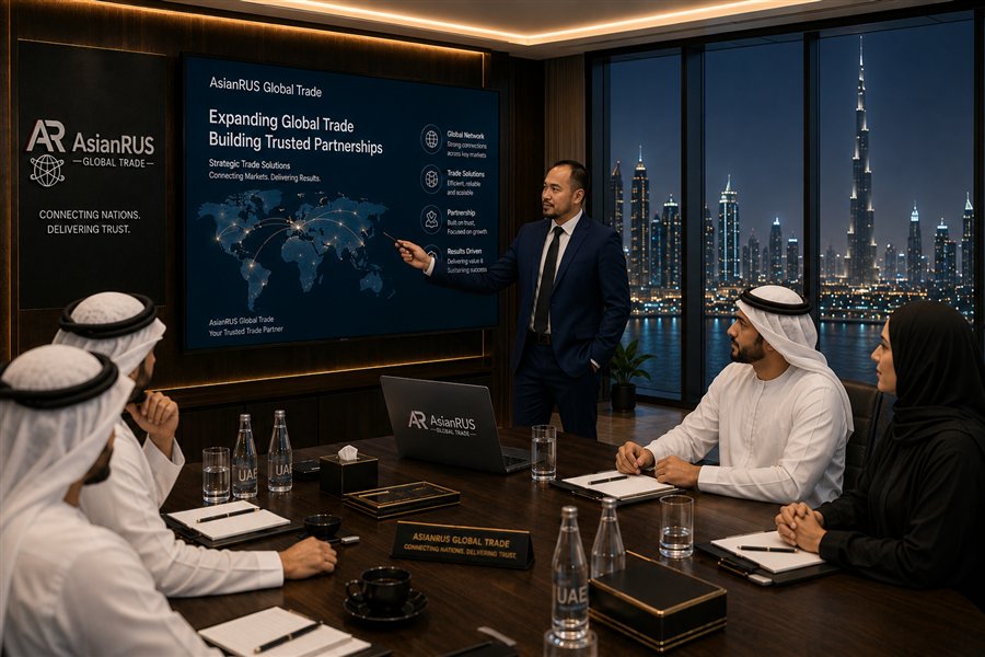 AsianRUS trade partnership presentation meeting